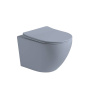 Унитаз подвесной Globo VT1-14SMO безободковый, цвет океан мат., ультратонкое сиденье soft-close Унитаз подвесной Globo VT1-14SMO безободковый, цвет океан мат., ультратонкое сиденье soft-close