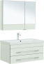 Комплект мебели для ванной Aquanet Верона 90 белый (подвесной 2 ящика) Комплект мебели для ванной Aquanet Верона 90 белый (подвесной 2 ящика)