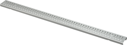 Решетка для дренажного желоба 75 мм, оцинкованная сталь Решетка для дренажного желоба 75 мм, оцинкованная сталь