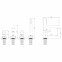 Смеситель для ванны Abber Emotion AF8813G Смеситель для ванны Abber Emotion AF8813G