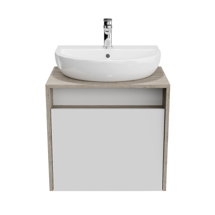 Тумба PRO подвесная 1 ящик 60, белая глянцевая  PRO.60.1\WHT