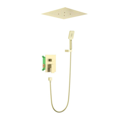Душевая система Timo Selene SX-2029/17SM скрытого монтажа, золото матовое Душевая система Timo Selene SX-2029/17SM скрытого монтажа, золото матовое