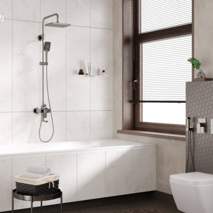 A18401 Душевой комплект со смесителем Wasserkraft A18401 Душевой комплект со смесителем Wasserkraft