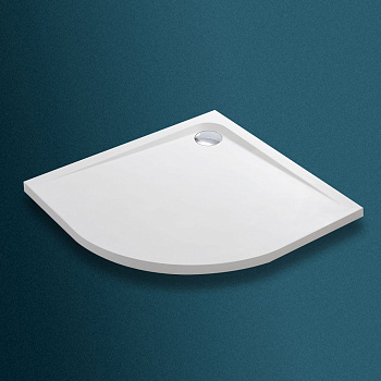 Поддон для душа из искусственного камня VST-2SQ9090MW, 900*900*40, белый матовый