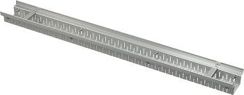 Дренажный желоб 100 мм регулируемый, оцинкованная сталь