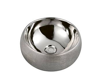 Раковина керамика 39*16, серебро Раковина керамика 39*16, серебро