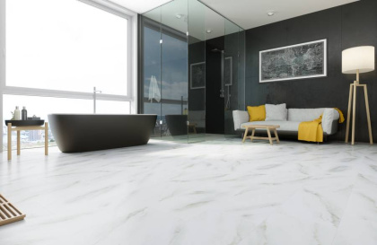 Кварцевый ламинат Fargo 6089-1 Белый Мрамор Кварцевый ламинат Fargo 6089-1 Белый Мрамор