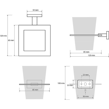 Держатель зубных щеток, стакан