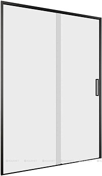Душевая дверь Aquanet Pleasure Evo 130 AE65-N130-BT профиль черный, прозрачное стекло