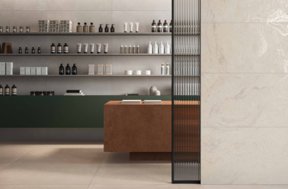 Керамогранит K958030R0001VTER LiquidSilk Слоновая кость (120см*60см*80мм) (2шт/1,44м2) Матовый R10A Ректификат