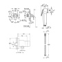 Душ гигиенический Grohe BauCurve 123072 хром Душ гигиенический Grohe BauCurve 123072 хром