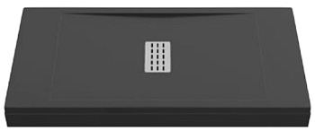 Душевой поддон Creto Etna 160x90 прямоугольный, черный Душевой поддон Creto Etna 160x90 прямоугольный, черный