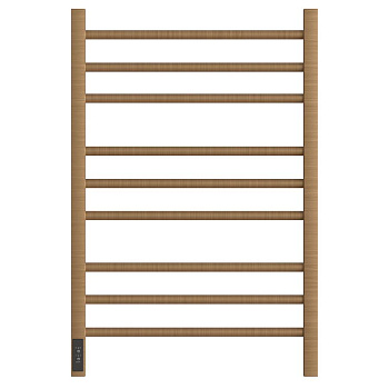 Полотенцесушитель электрический Point Веста PN70758BR П9 500x800, диммер слева, бронза Полотенцесушитель электрический Point Веста PN70758BR П9 500x800, диммер слева, бронза