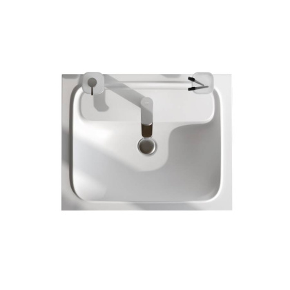 M8FWPC0600WM Func, Раковина мебельная, литьевой мрамор, 60 см, цвет Белый матовый M8FWPC0600WM Func, Раковина мебельная, литьевой мрамор, 60 см, цвет Белый матовый