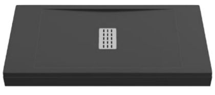 Душевой поддон Creto Etna 160x90 прямоугольный, черный Душевой поддон Creto Etna 160x90 прямоугольный, черный