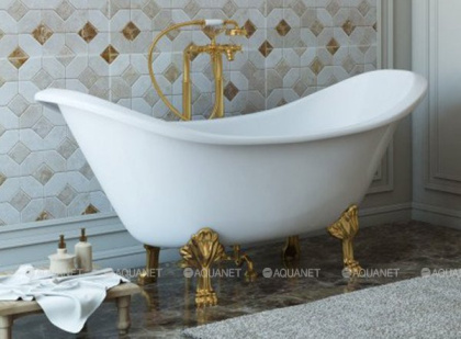 Ванна из искусственного мрамора Эстет Скарлет 180x77                                                               