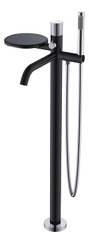 Смеситель напольный Stick Black Chrome Смеситель напольный Stick Black Chrome