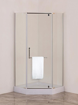 Душевой уголок Agger A03-090TCR поддоном 86х86х210 стекло прозрачное