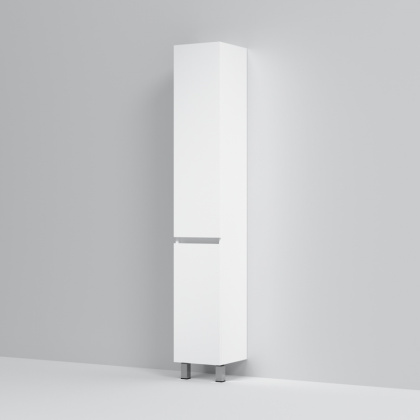 Шкаф-колонна напольный  правый GEM S, 190х30х32 см, белый, M91CSR0306WG