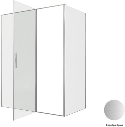 Душевой уголок Allen Brau Priority 160x90 3.31038.BA + 3.31044.BA серебро браш Душевой уголок Allen Brau Priority 160x90 3.31038.BA + 3.31044.BA серебро браш