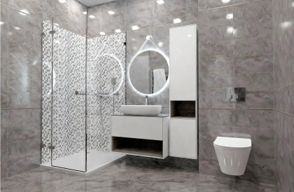 Декор ММ7217 Стеллине мозаичный 20*50*8 (уп\10шт), шт