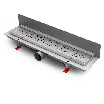 Душевой лоток 45 см Creto Points CRE-450 PN-P с решеткой, хром Душевой лоток 45 см Creto Points CRE-450 PN-P с решеткой, хром