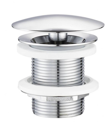 CZR-А81-01 Выпуск для раковины с фиксированной декоративной крышкой, хром