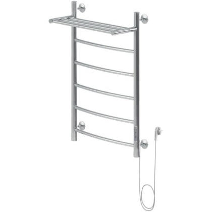 Полотенцесушитель электрический Aquanet Romeo 80х50 Тэн справа, с полкой Полотенцесушитель электрический Aquanet Romeo 80х50 Тэн справа, с полкой