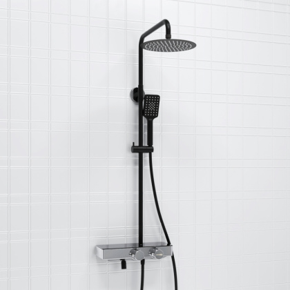 A114.258.130.CB Thermo Душевой комплект с термостатическим смесителем A114.258.130.CB Thermo Душевой комплект с термостатическим смесителем