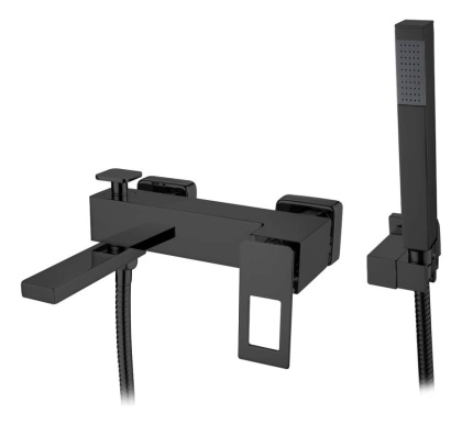 Смеситель для ванны Q BlackBlack_Комплект Смеситель для ванны Q BlackBlack_Комплект