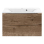 База под раковину Mia 750 подвесная, 2 выкатных ящика soft close, V.Oak