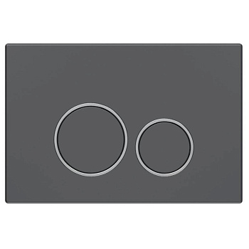 Кнопка смыва Vincea VFP-005GM, цвет вороненая сталь