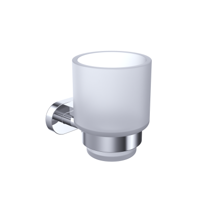 Стакан для зубных щёток в комплекте с креплением  Livorno хром 3014-0003, шт