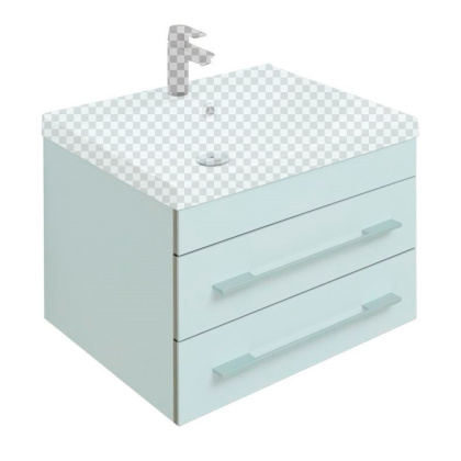 Тумба под раковину Aquanet Верона 58 New белый матовый Тумба под раковину Aquanet Верона 58 New белый матовый