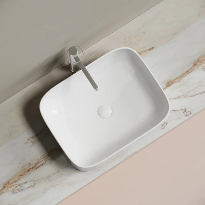 Умывальник чаша накладная прямоугольная Element 505*380*150мм