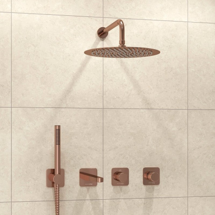 A8851.310.311.338.330.290.292.291 Встраиваемый комплект для ванны с верхней душевой насадкой, лейкой A8851.310.311.338.330.290.292.291 Встраиваемый комплект для ванны с верхней душевой насадкой, лейкой