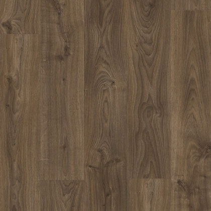 Виниловый ламинат Quick-Step Дуб коттедж тёмно-коричневый BACL40027 (9шт/2,105м2) 1251*187*4,5, м2