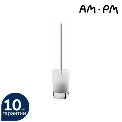 Стойка с туалетной щеткой Sensation, 10,6х44,8х10,6 см, белая, A3033200