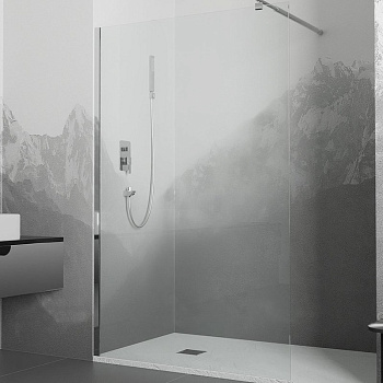 Душевая перегородка RGW Walk In WA-002 70 35100207-11 профиль Хром стекло прозрачное Душевая перегородка RGW Walk In WA-002 70 35100207-11 профиль Хром стекло прозрачное