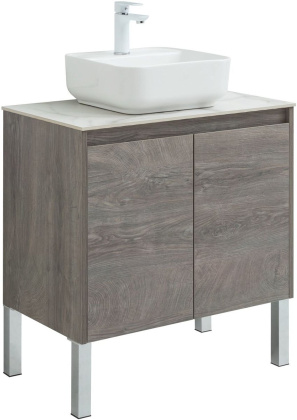 Тумба под раковину Aquanet Nova Lite 75 дуб рошелье (2 дверцы) Тумба под раковину Aquanet Nova Lite 75 дуб рошелье (2 дверцы)