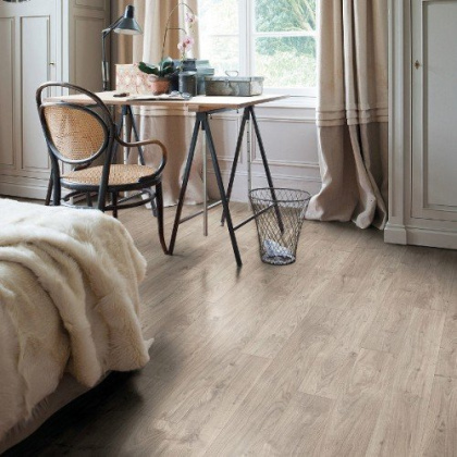 Ламинат Quick-step Rustic RIC3454 Дуб серый теплый рустикальный  (8мм/32кл/1,777м2) 1200*123,4, м2 Ламинат Quick-step Rustic RIC3454 Дуб серый теплый рустикальный  (8мм/32кл/1,777м2) 1200*123,4, м2
