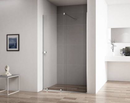 Душевая дверь STREAM-BF-1-130-C-Cr Условные размеры, мм:1300x1950 Габариты с диапазоном регулировок, мм:(1275-1325)x1950 Ширина входа, мм: 480 