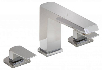 ARLIE Смеситель для раковины на три отверстия, без донного клапана ARL-LTF-CRM