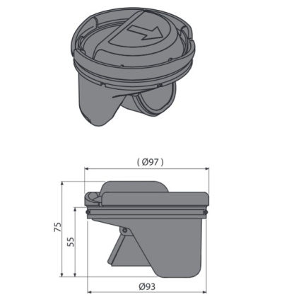 Гидрозатвор комбинированный SMART