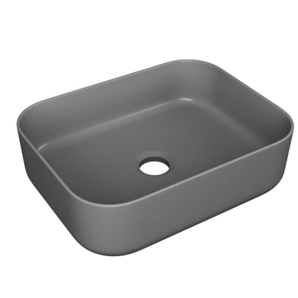 Умывальник Point Меркурий 50 PN43832GM прямоугольный, графит