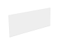 Фронтальная панель 165 см Creto П165MG белая