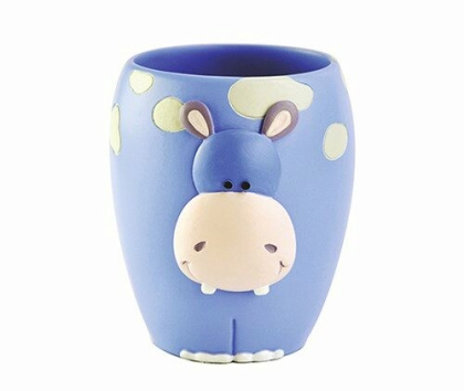 Стакан для зубных щеток Lippe, 9,5х9,8х8,1 см, синий, K-8128