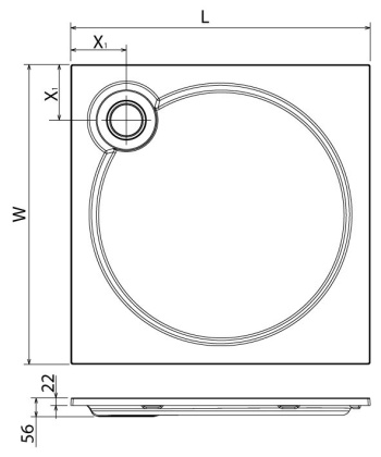 Ножки для поддонов CEZARES TRAY-S-4.1-ML Ножки для поддонов CEZARES TRAY-S-4.1-ML
