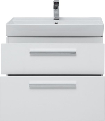 Мебель для ванной Aquanet Nova 75 белый (2 ящика) Мебель для ванной Aquanet Nova 75 белый (2 ящика)
