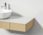 Модуль 90 см под раковину с выдвижным ящиком, правосторонний, дуб